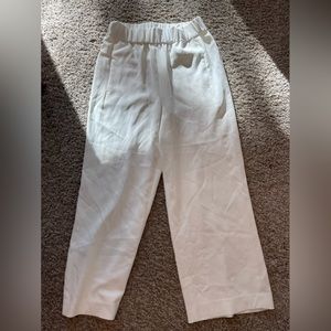 H&M White “Chiffon” Pants